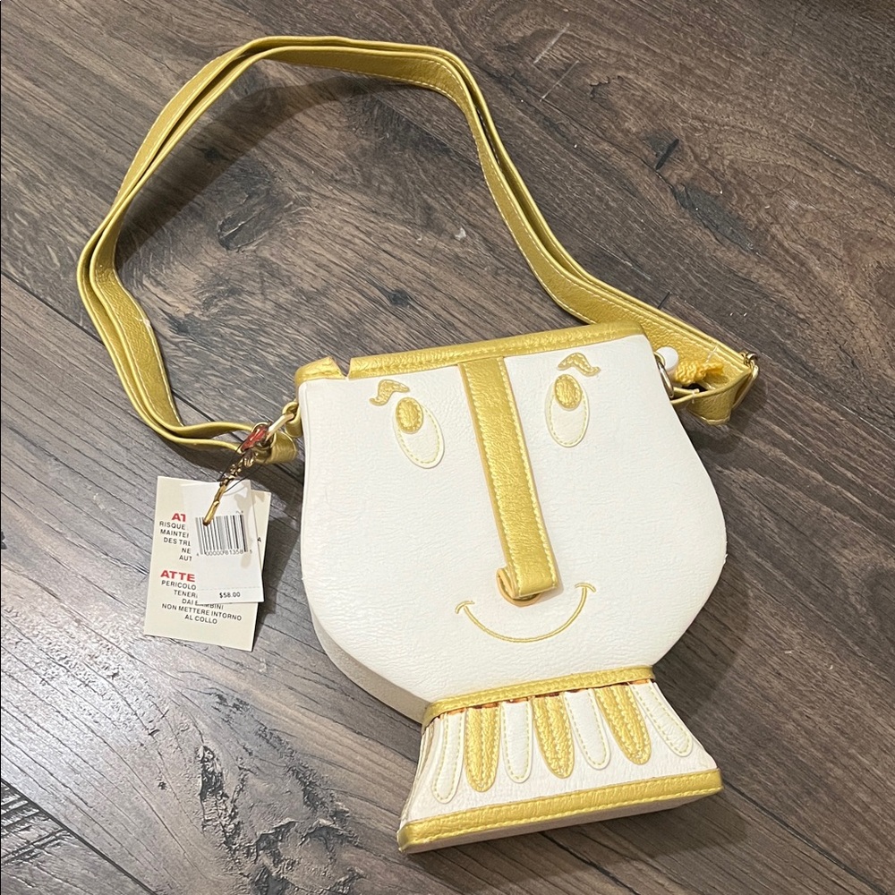 CHIP Beauty and the Beast ladies purse Disney NWT